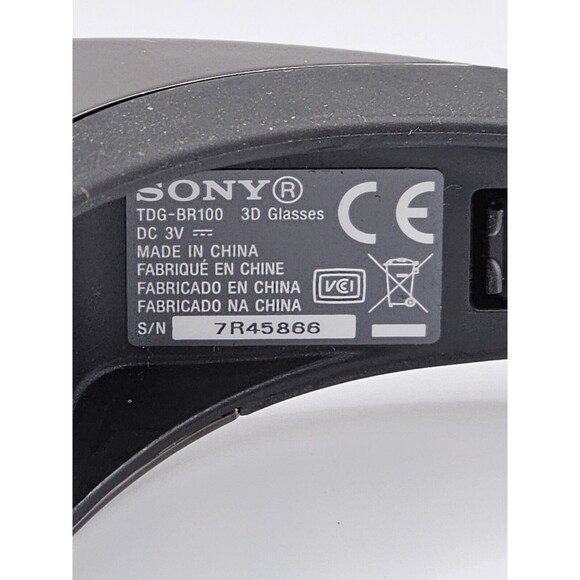 Sony Original TDG-BR100 3D Active Shutter Glasses For SONY BRAVIA HDTV. - Picture 13 of 14